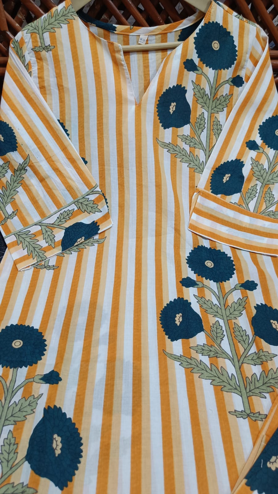La Royale Hand Block Printed Cotton Coord Set