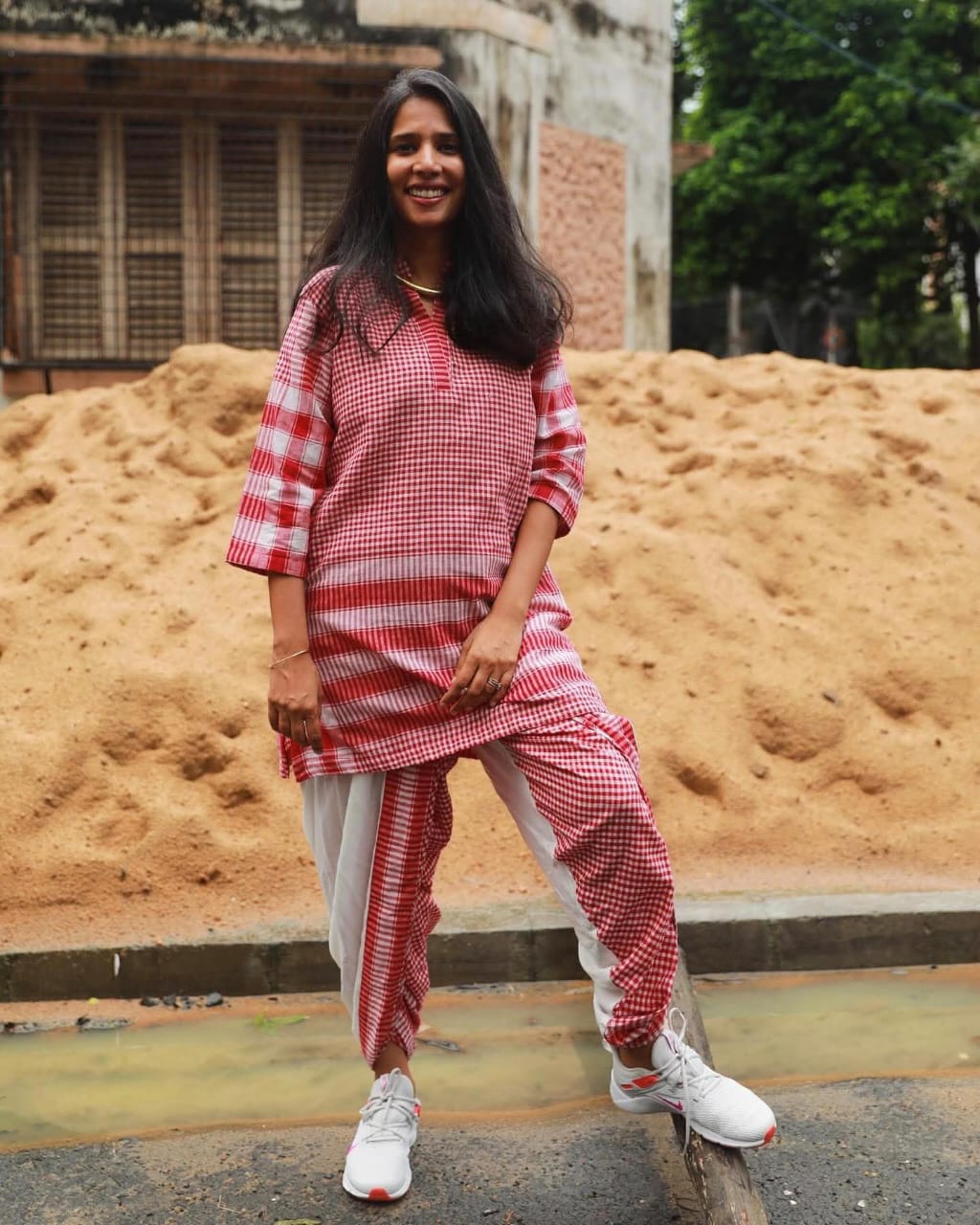 Gamchha Co-Ord Set : Kurta/Shirt & Dhoti PanT