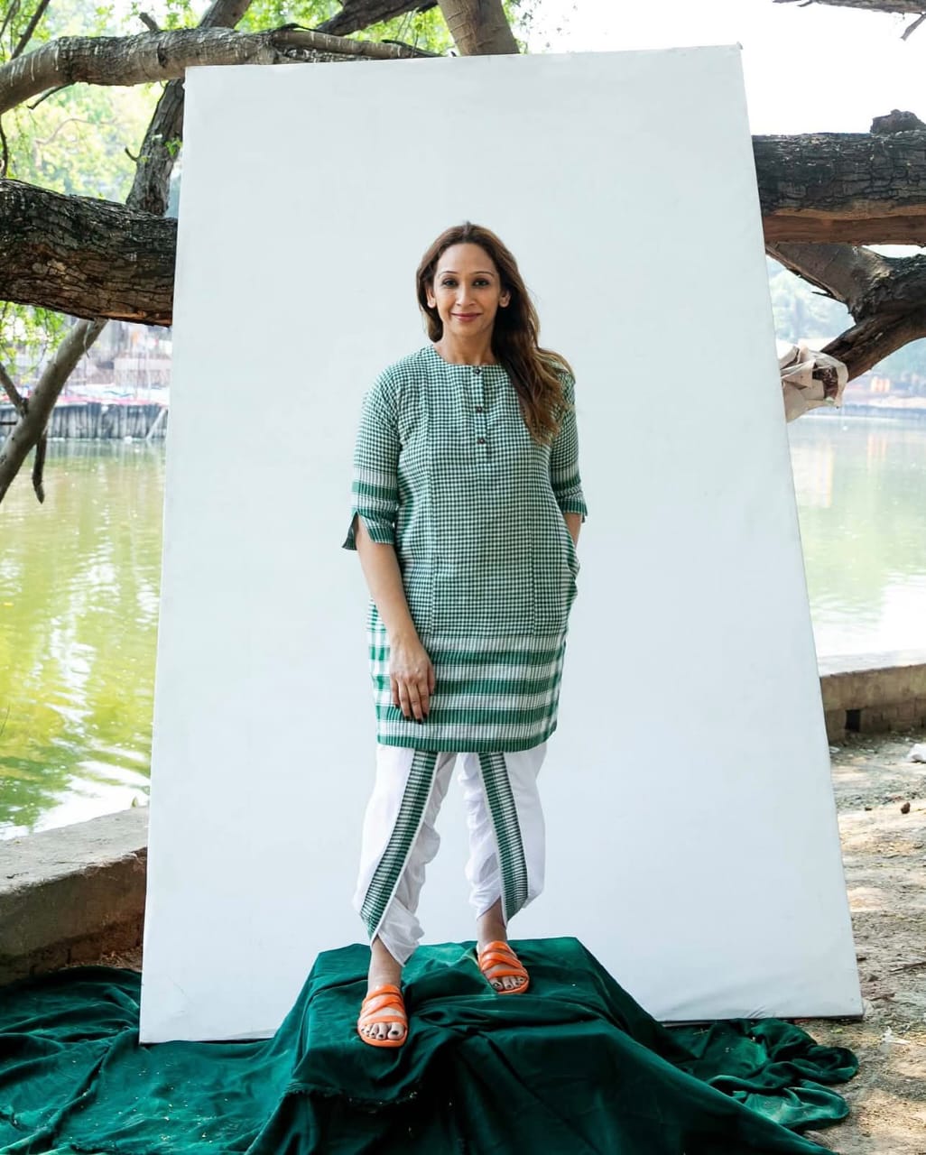 Gamchha Co-Ord Set : Kurta/Shirt & Dhoti PanT