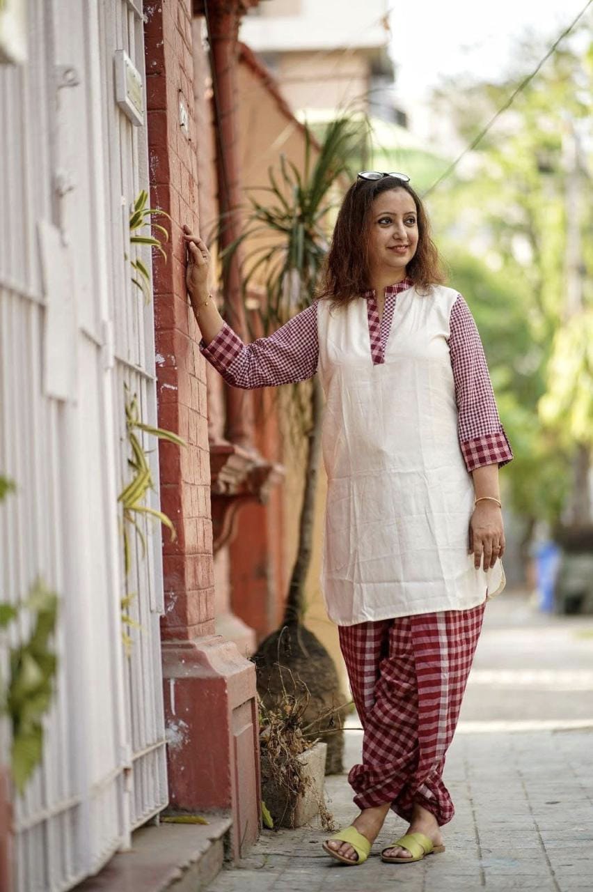 Gamchha Co-Ord Set : Kurta/Shirt & Dhoti PanT
