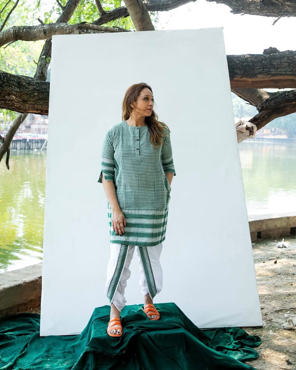 Gamchha Co-Ord Set : Kurta/Shirt & Dhoti PanT