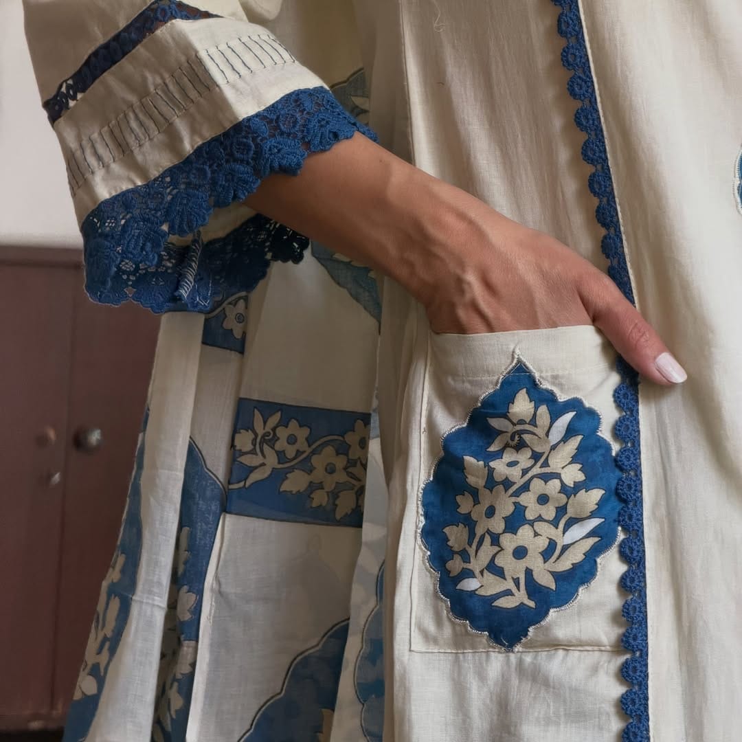 Jaipuri Print Kurta Pant Set with Dupatta 🌸