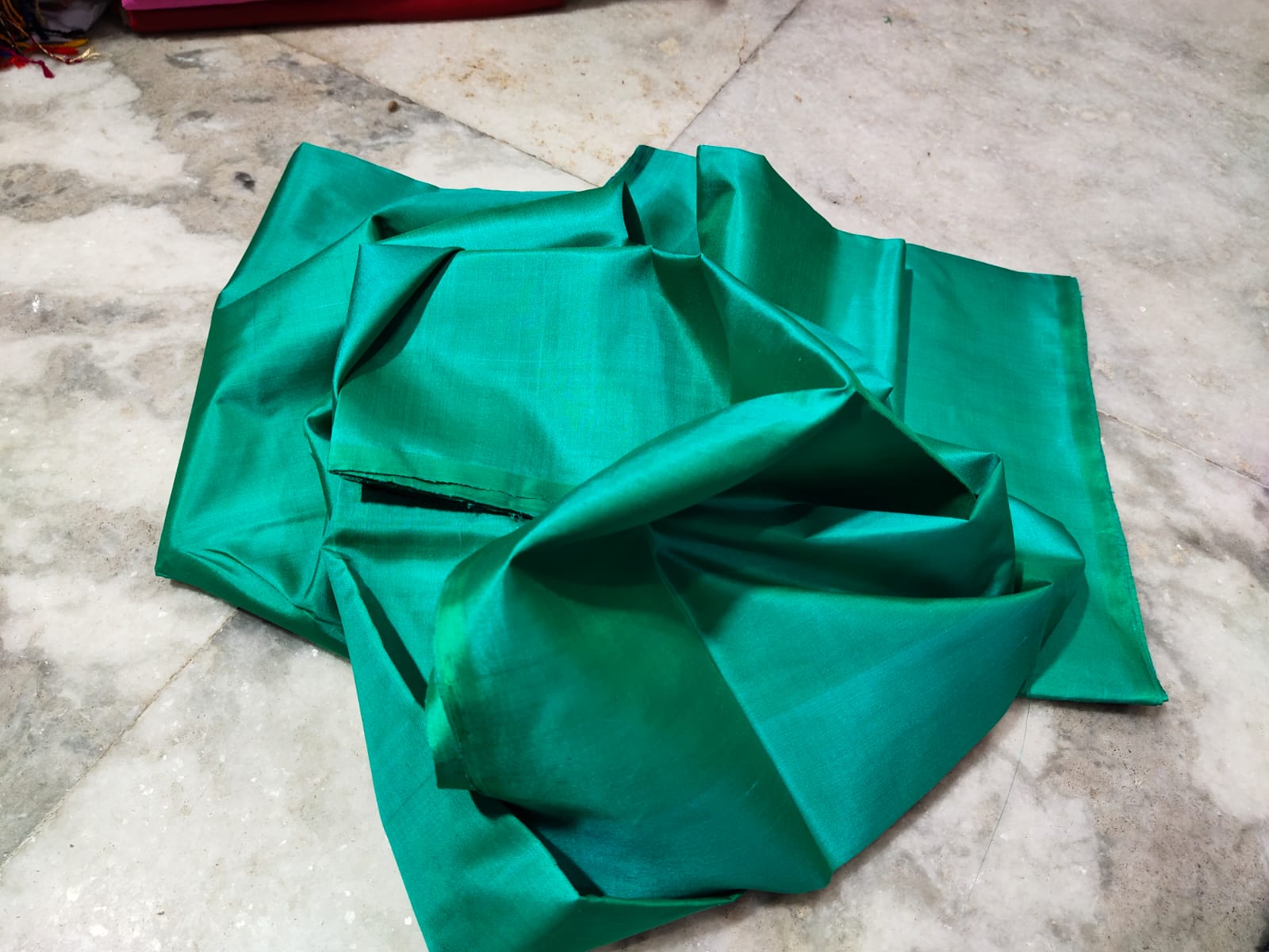 Pure Bishnupuri katan with blouse piece