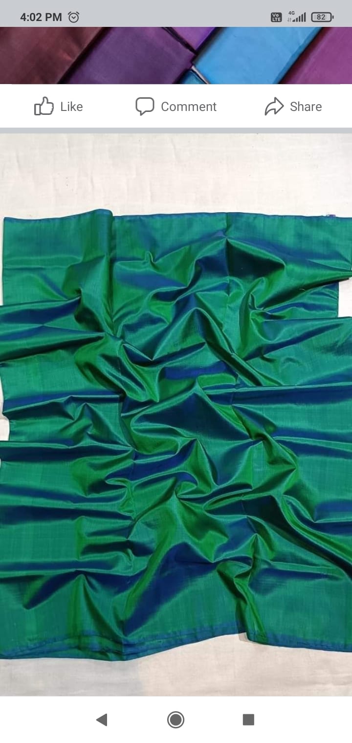 Pure Bishnupuri katan with blouse piece