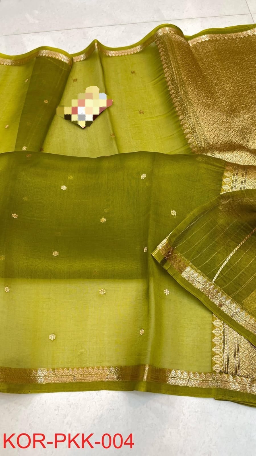 ELEGANT BANARASI KORA SOFT TISSUE SILK SAREE